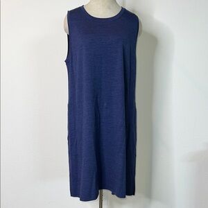 Woolx Clara Sleeveless Merino Wool Dress